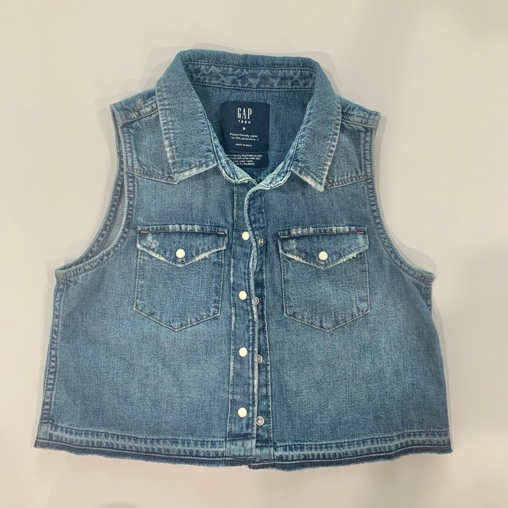 Gap Teen - Jean Sleeveless Vest